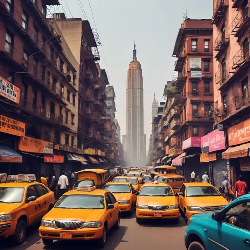 Prompt: If new york city was in india