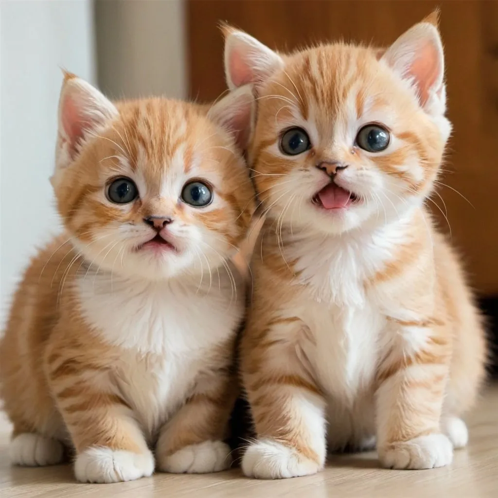 Prompt: very cute cats
