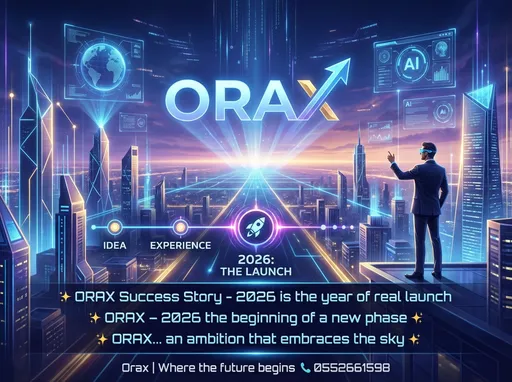 Prompt: ✨ قصة نجاح أوراكس – 2026 عام الانطلاق الحقيقي

ليست كل السنوات متشابهة…
بعض السنوات تُكتب فيها البدايات،
وبعضها تُصنع فيها الإنجازات،
لكن عام 2026 هو العام الذي تتحول فيه قصة أوراكس من نجاحٍ متراكم… إلى قوة تقود المستقبل.

قبل سنوات، بدأت أوراكس كفكرة طموحة تبحث عن حل، وعن معنى مختلف للتقنية.
اليوم، وبعد مسيرة مليئة بالتجارب، التحديات، والنجاحات، تدخل أوراكس عام 2026 وهي أكثر نضجًا، أكثر وعيًا، وأكثر استعدادًا لصناعة التأثير.

2026 ليس مجرد رقم في التقويم،
بل محطة مفصلية في تاريخ أوراكس.
عام تُستثمر فيه الخبرة،
وتُترجم فيه الرؤية،
ويبدأ فيه عصر جديد من الحلول الذكية التي لا تكتفي بالإدارة… بل تصنع القرار.

في 2026، لم تعد أوراكس تلاحق السوق،
بل أصبحت تسبقه.
أنظمة أكثر ذكاءً،
حلول أكثر مرونة،
تقنيات تعتمد على الأتمتة، الذكاء الاصطناعي، والتحليل العميق للبيانات،
لتمنح أصحاب الأعمال تحكمًا كاملًا بثوانٍ، لا بساعات.

هذا هو العام الذي تتحول فيه أوراكس من مزود حلول…
إلى شريك استراتيجي.
شريك يفهم النمو،
يستوعب التوسع،
ويقود المؤسسات نحو الاستدامة بثقة.

نجاح أوراكس في 2026 لم يأتِ صدفة.
بل هو نتيجة سنوات من العمل الصامت،
الاستماع الحقيقي للعملاء،
وتحويل كل تحدٍ إلى فرصة تطوير.

اليوم، تستخدم أوراكس 2026 كمنصة انطلاق،
لا للاحتفال بالماضي،
بل لبناء مستقبل أقوى.
مستقبل تُدار فيه الأعمال بذكاء،
وتُتخذ فيه القرارات بناءً على بيانات حقيقية،
ويصبح التعقيد جزءًا من الماضي.

وفي المشهد الأخير،
يقف “أوراكس” بثبات،
ينظر إلى الأفق بثقة من يعرف أن الطريق أمامه مفتوح،
فتتشكل في السماء ملامح عام 2026،
وتتوهج بخطوط ضوئية ترسم شعار ORAX،
كإعلان صريح أن القادم… أكبر.

✨ ORAX – 2026 بداية مرحلة جديدة ✨
✨ ORAX… طموح يعانق السماء ✨

أوراكس | حيث يبدأ المستقبل
📞 0552661598
