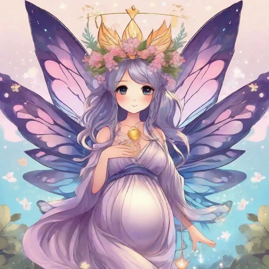Beautiful Anime Fairy Girl Ocean Digital Stock Illustration 2350745081 |  Shutterstock