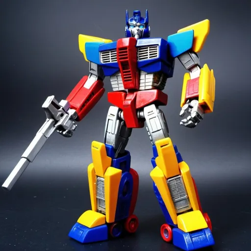 Prompt: Transformers as toys



