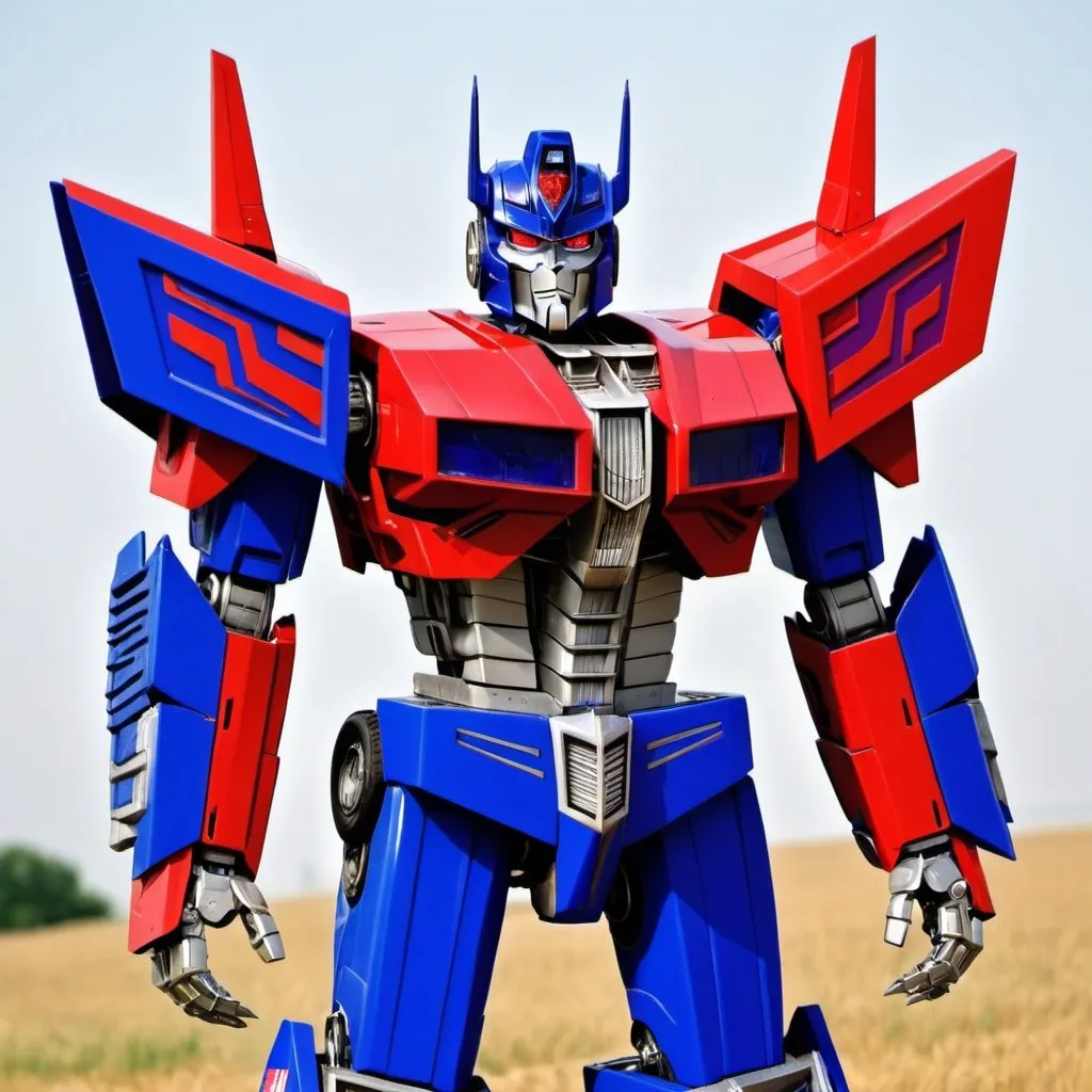 Prompt: Optimus Prime as a decepticon