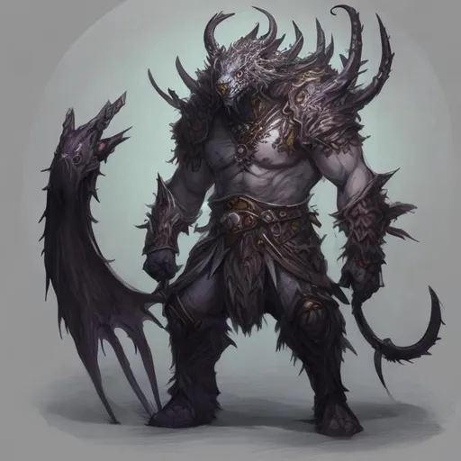 Prompt: Fantasy beast character concept 