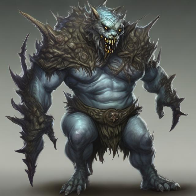 Prompt: Fantasy creature character concept monster  