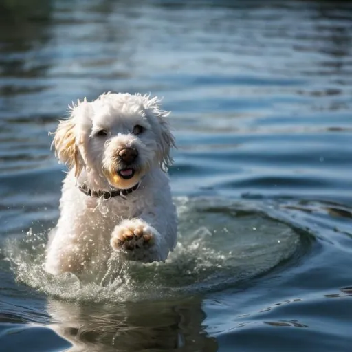 Prompt: water dog


