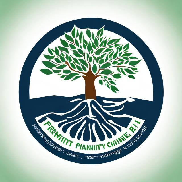 Prompt: Tree planting, Charity, Logo, No text, Simple design