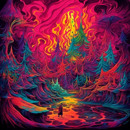 Prompt: <mymodel>Psychedelic drug art, vibrant colors, surreal imagery, abstract patterns, high quality, digital painting, trippy visuals, neon colors, intricate details, mind-bending, surreal art, hallucinogenic experience, colorful and vibrant, dreamlike, artistic, vibrant lighting
