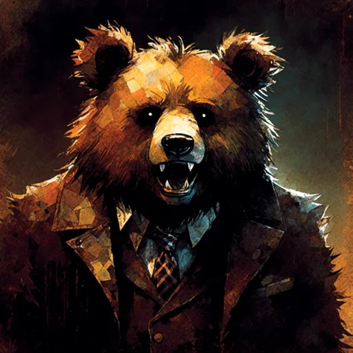 Prompt: <mymodel>Create a haunting portrait of Huggy Wuggy, a monstrous teddy bear with a tattered, patchwork fur coat. His eyes are large and glowing with an eerie light, reflecting a sense of malice. Sharp, pointed teeth protrude from his mouth in a menacing grin, and his claws are long and jagged, hinting at his sinister nature. Wisps of dark, shadowy energy swirl around him, adding to the ominous atmosphere of the scene. The background should be dimly lit, with faint shadows lurking in the corners, enhancing the overall sense of dread and unease.