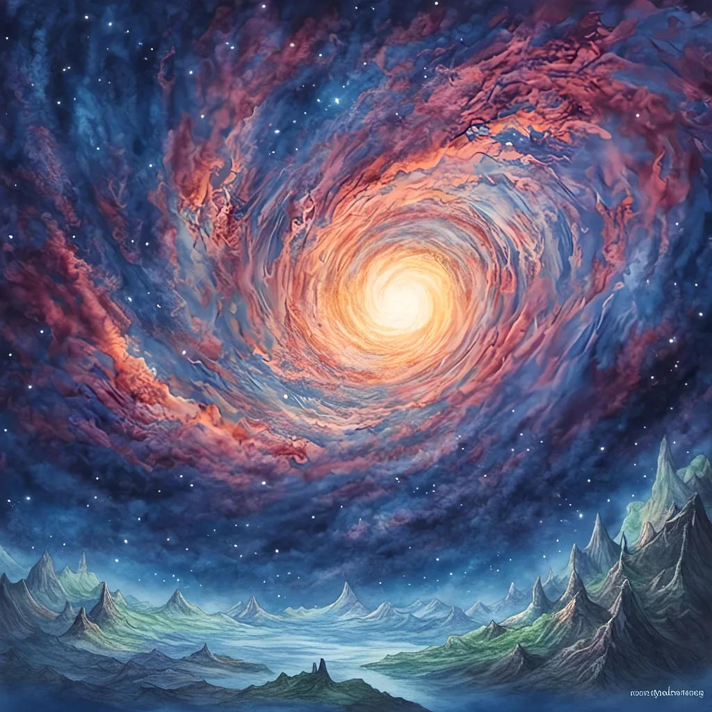 Prompt: <mymodel> painting of the milky way 