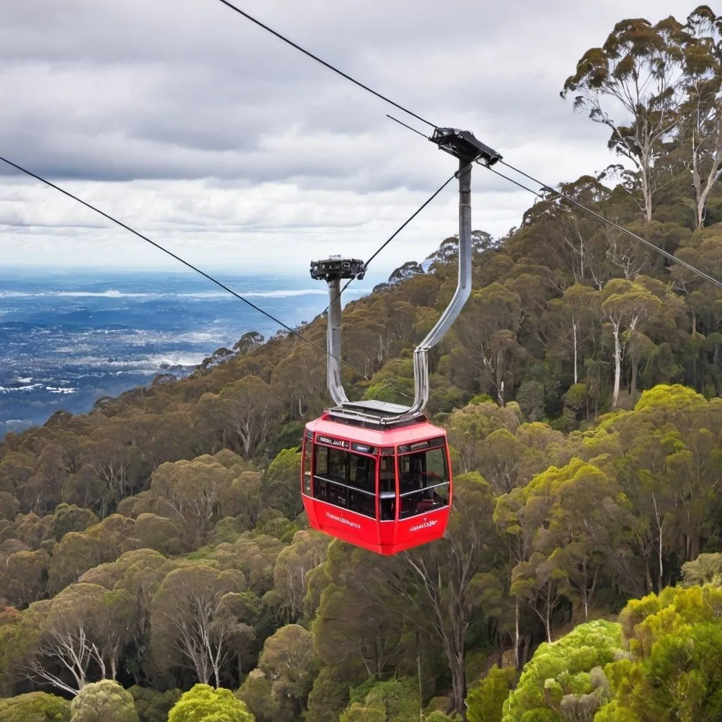 Prompt: Mount Dandnenong cablecar to Bayswater