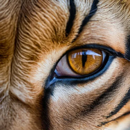 Prompt: tiger eyes