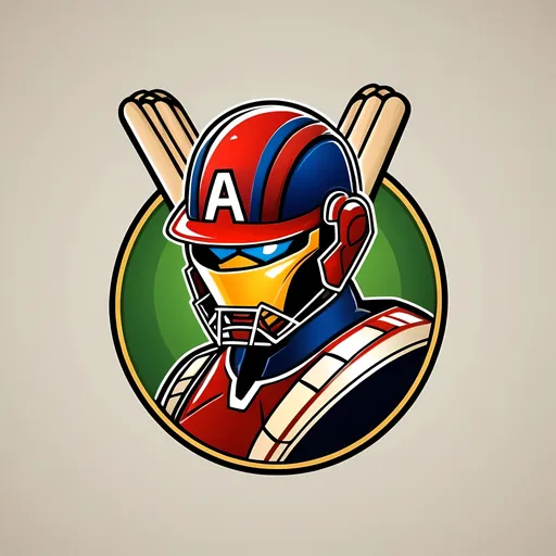 Prompt: ILLUSTRATIONS FOR A CRICKET TEAM LOGO AVENGERS STYLE