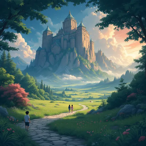Prompt: 2nd studio ghibli anime effect 
