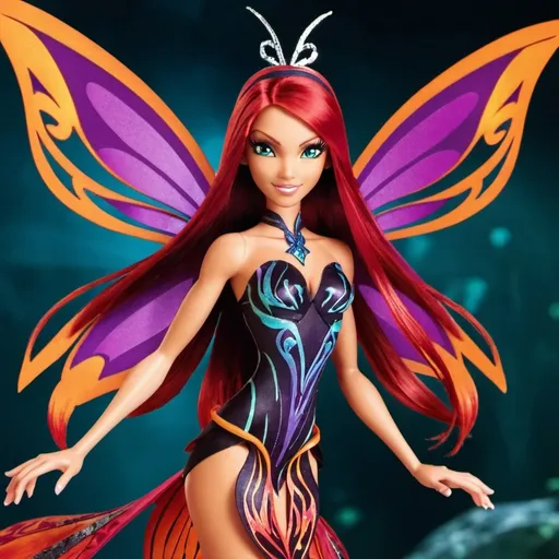 Prompt: Winx dark flame sirenix