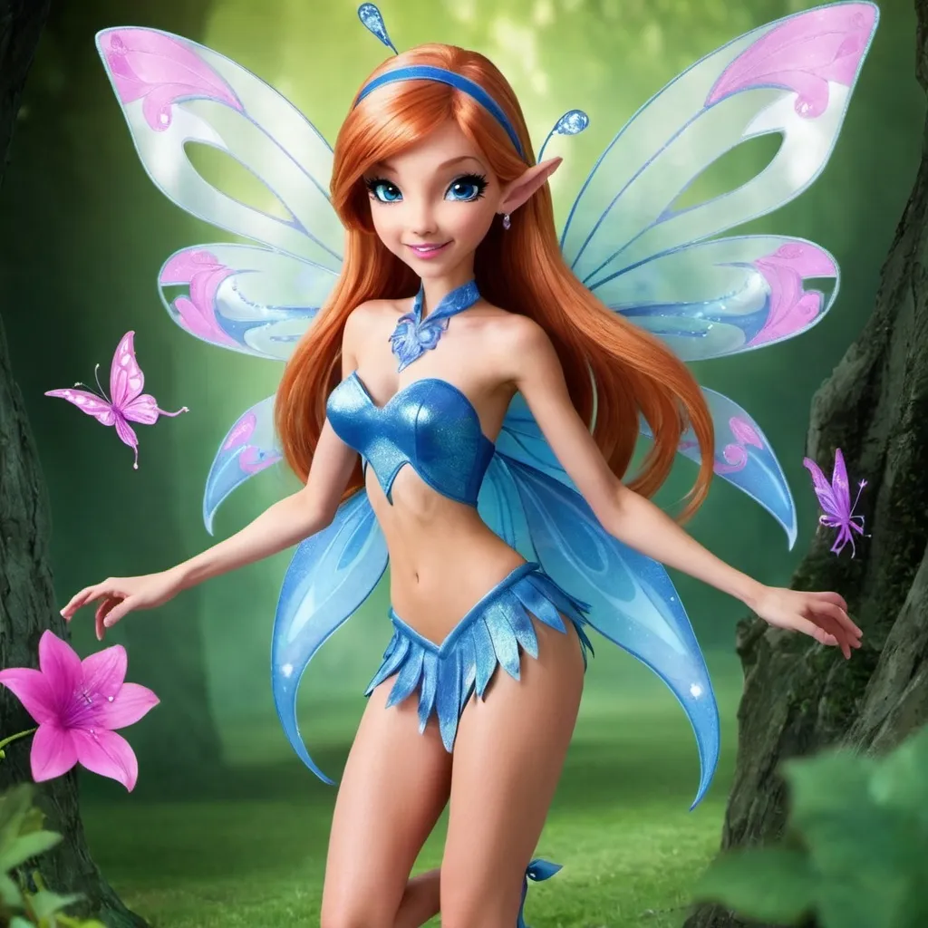 Prompt: Winx fairy animal 