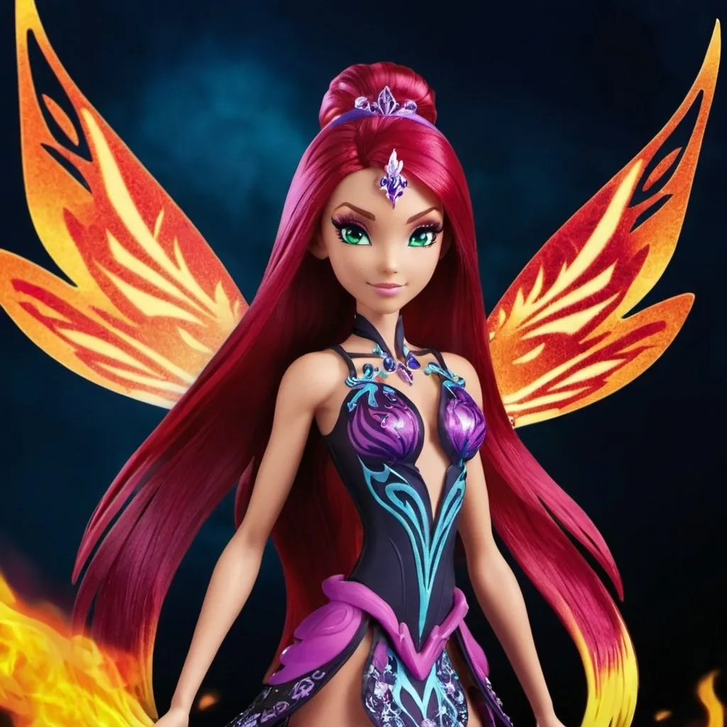 Prompt: Winx dark flame Tynix