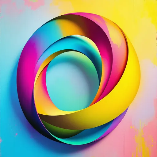 Prompt: mobius strip painting elsa bleda