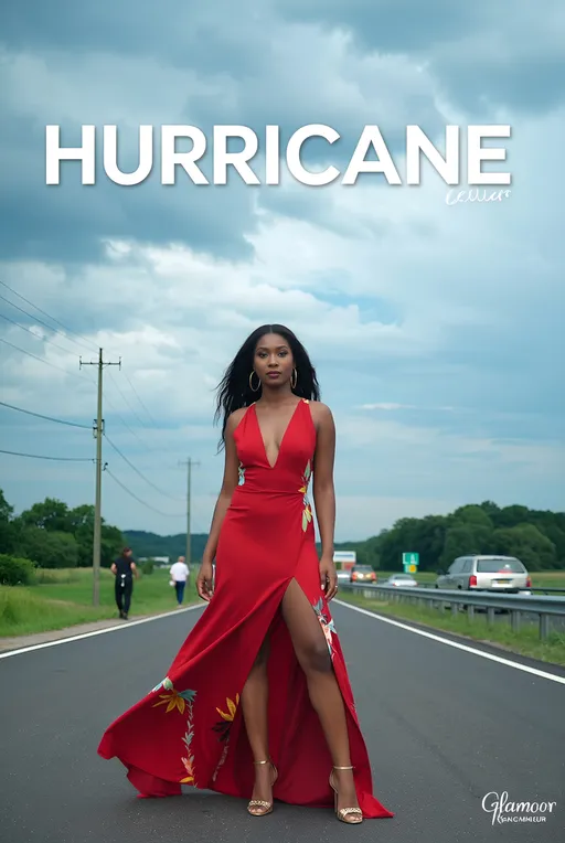 Prompt: Tall young woman walking down the high street, detailed clothing, realistic, natural lighting, use the image i gave make her african american