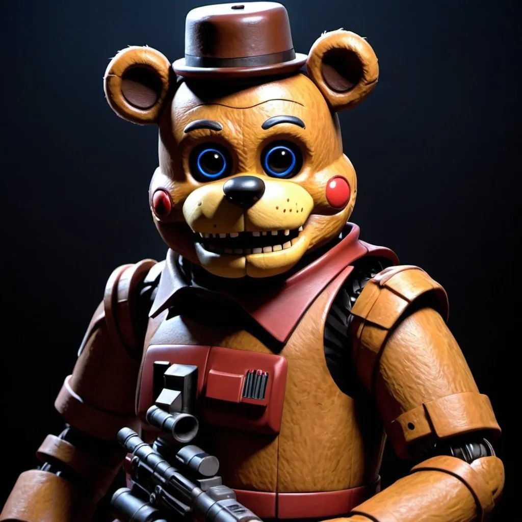 Prompt: freddy Fazbear Star Wars