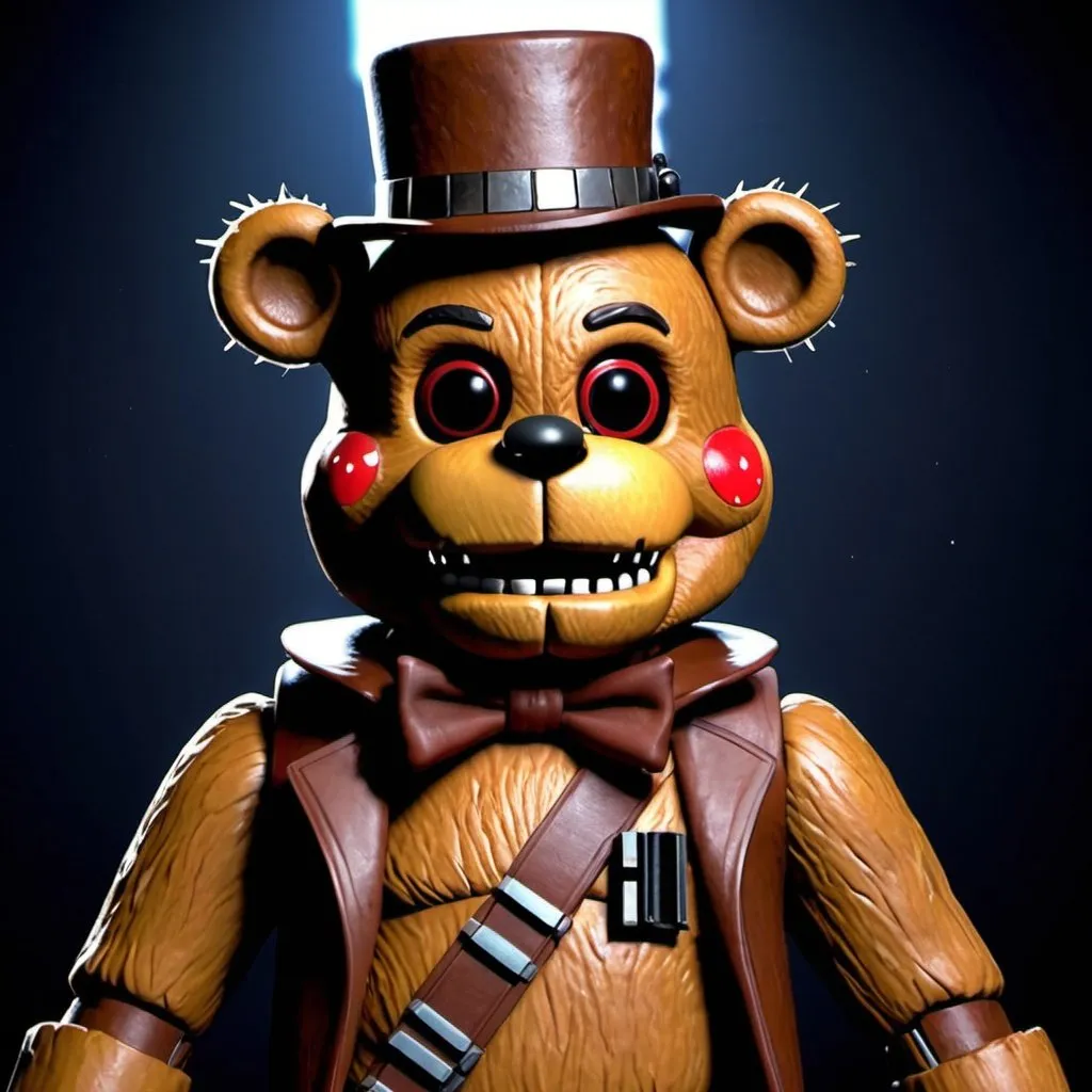 Prompt: freddy Fazbear Star Wars