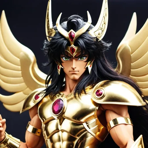 Prompt: Create image of Saint Seiya