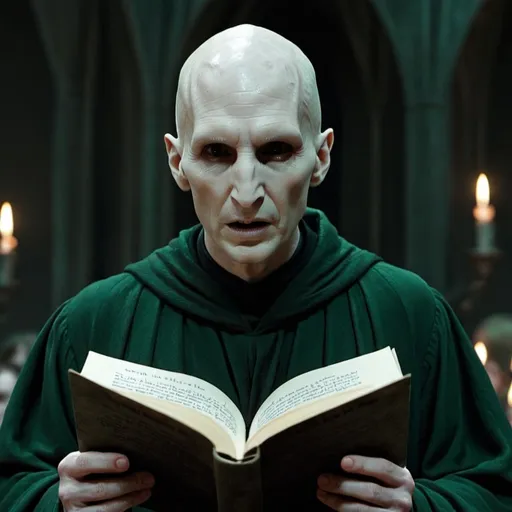 Prompt: Voldemort reading a poem