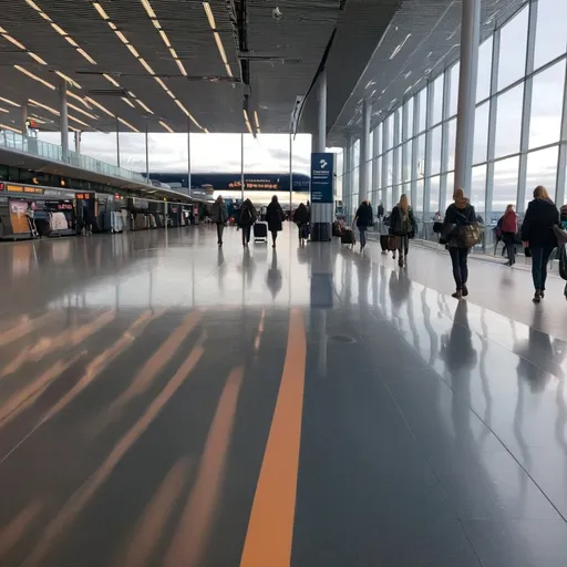 Prompt: copenhagen airport