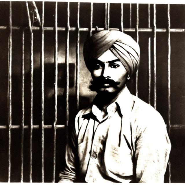 Prompt: Bhagat singh in jail
