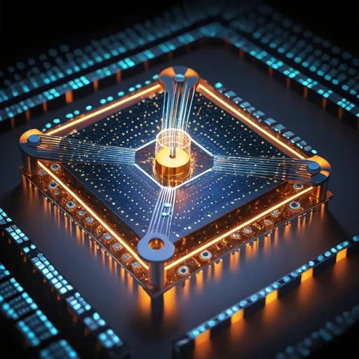 Prompt: Light that performs quantum computation