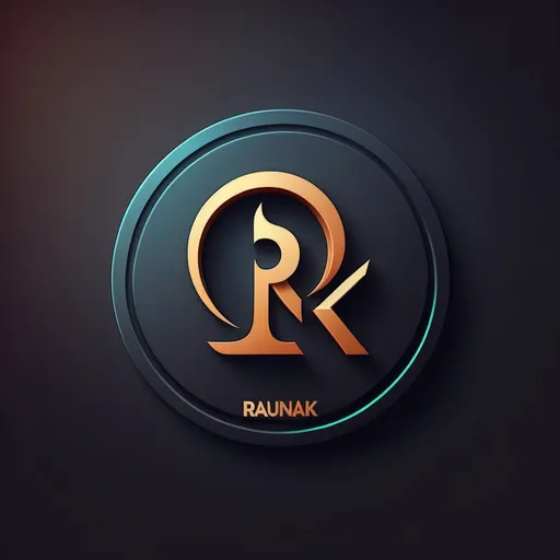 Prompt: Raunak logo in sytish

