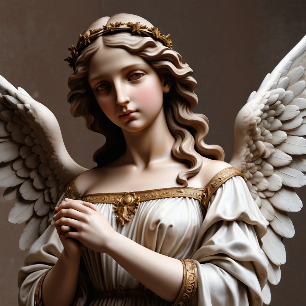 Prompt: Angel Beutifil woman angel renaissance master.Object located in Firenze.