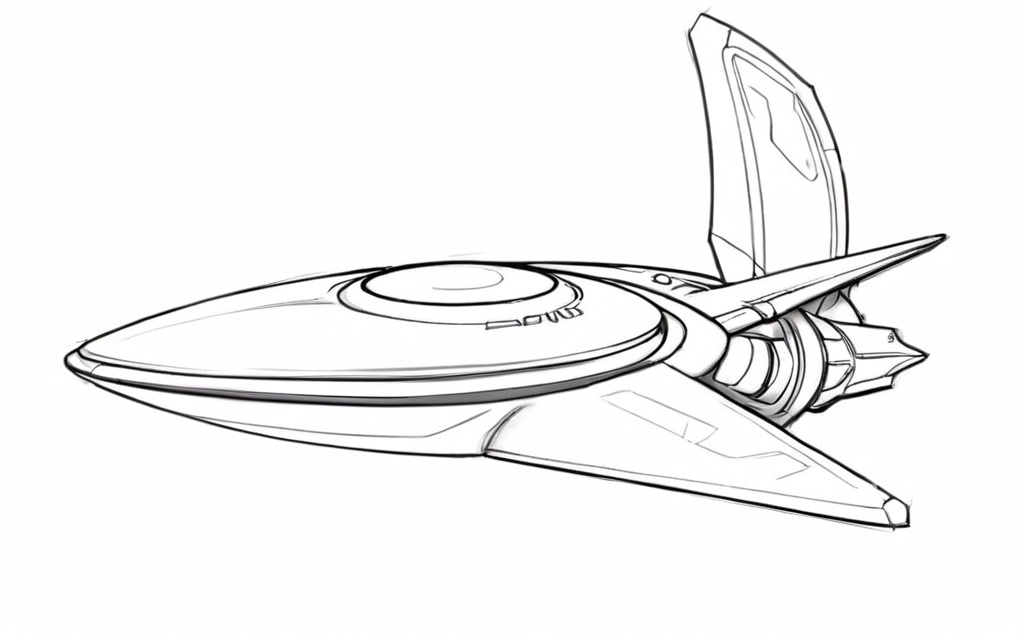 Prompt: space ship concept art, ratchet and clank style. 