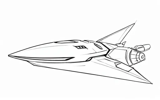 Prompt: space ship concept art, ratchet and clank style. 