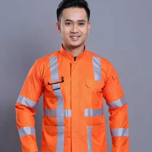 Prompt: orang baju safe k3