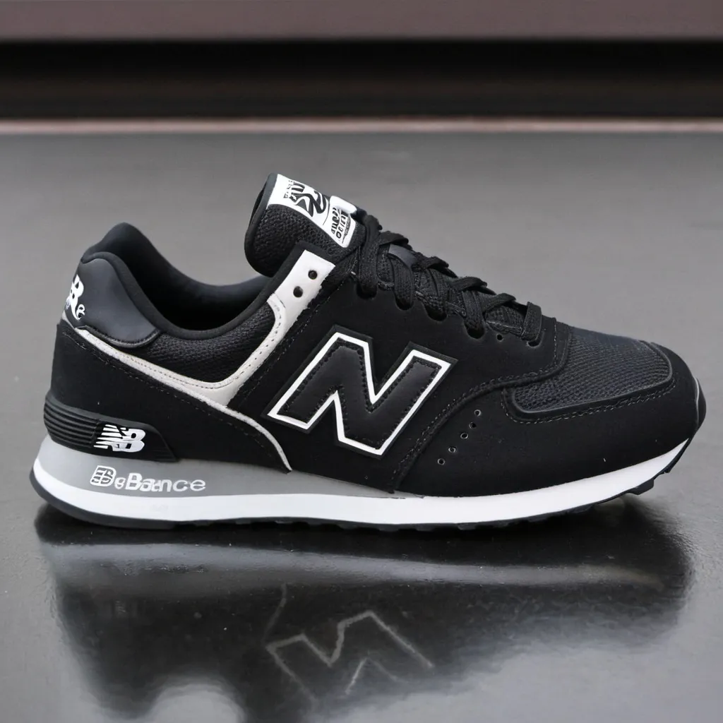 Prompt: black new balance