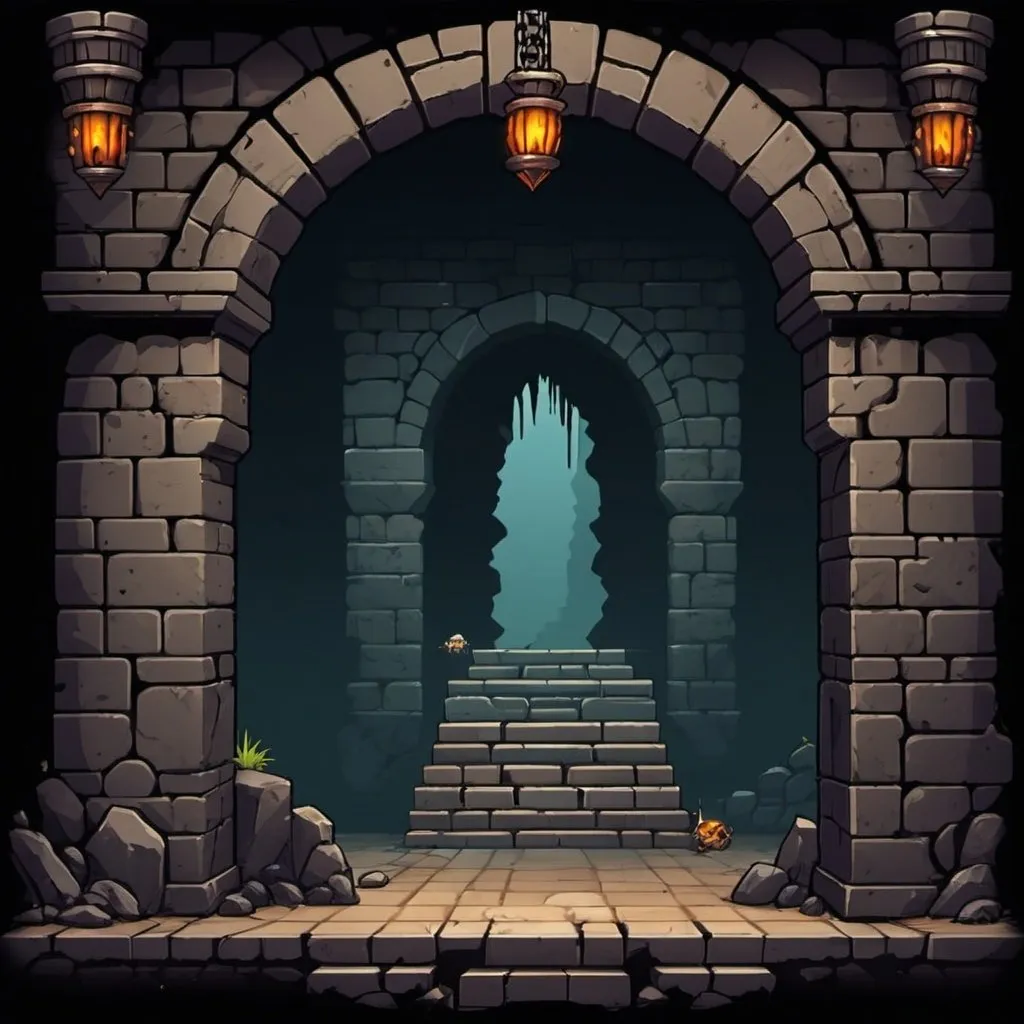 2D Side scroller dungeon