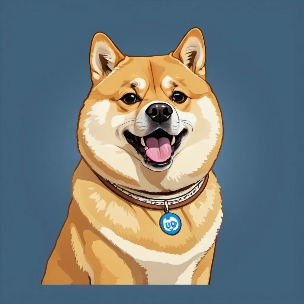 Prompt: Un meme di un doge stile cartoon