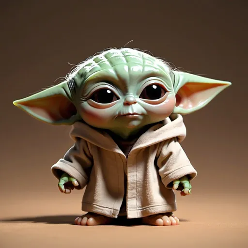 Prompt: Baby yoda stile cartoon