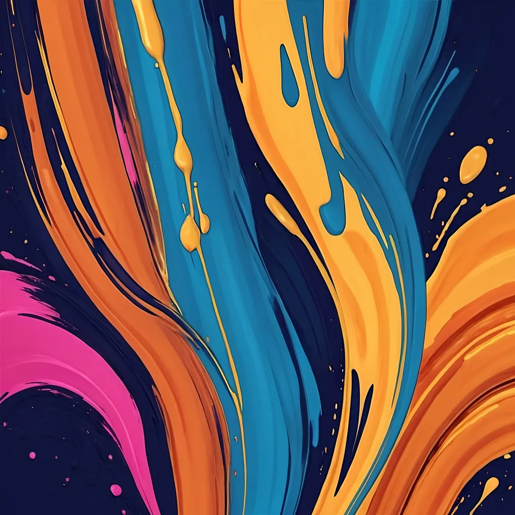 Prompt: paint stroke abstract graphics 