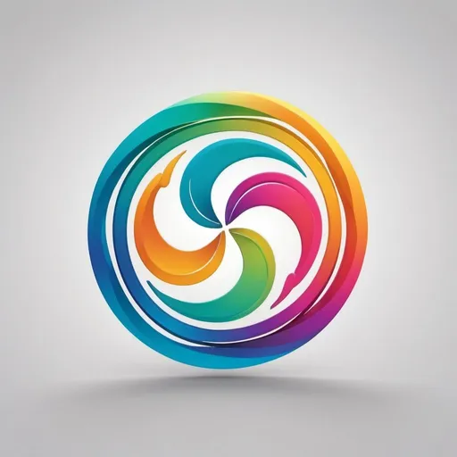 Prompt: Circular logo of a triskelion consisting of three waves, used colors are 20B2AA, 6495ED, 9370DB, gradual color transition, smooth curves, high quality, detailed, professional, vibrant colors, circular design, gradient waves, 3D rendering, smooth transitions, precise lines, modern, logo design, professional finish, vibrant colors, high quality rendering