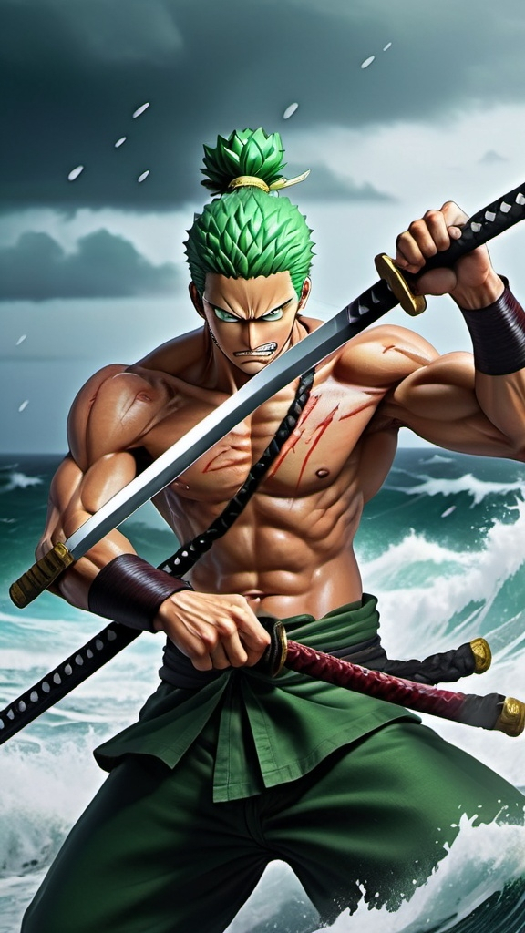 Prompt: Roronoa zoro