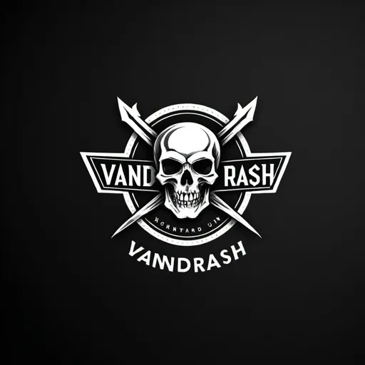 Prompt: logo with name VanDrash for clothing brand
