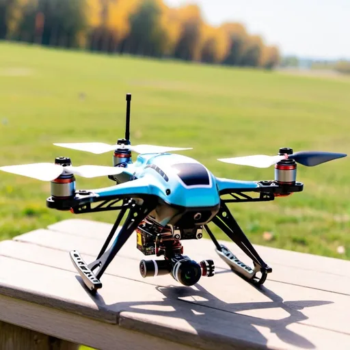 Prompt: A fpv drone is about to fly