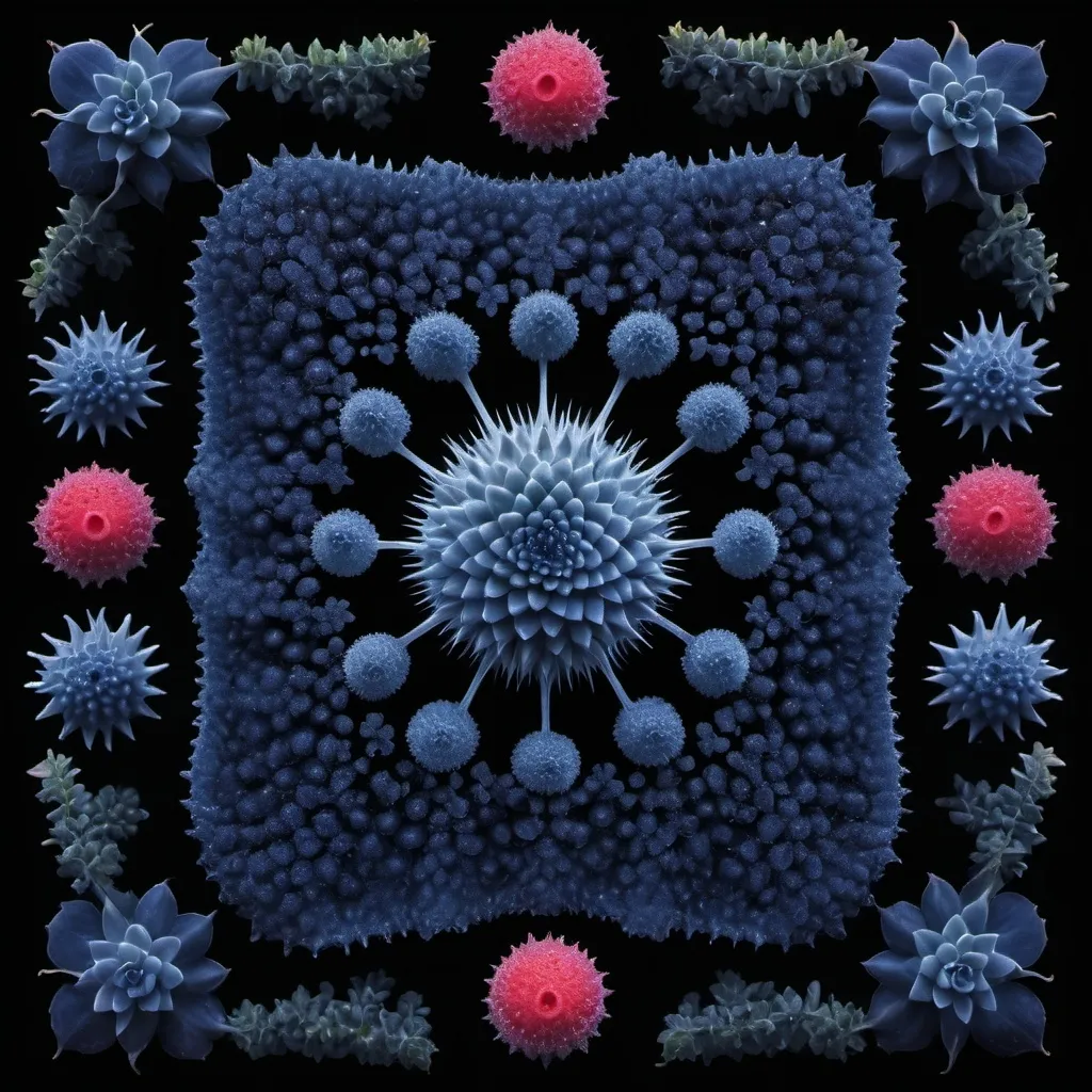 Prompt: Mercury droplets 
Chiaroscuro 
Ferrofluid kaleidoscope 
Prussian blue landscapes
Electricity storm
Fluorescent blood streams
Square Milk melons
Triangle 
Ruby sunshine
Shrubbery and tendrils
Morning dew drops
Translucent sedum
Sacred geometry 
Mandlebrot sets
Ivy
Electrochemical explosions