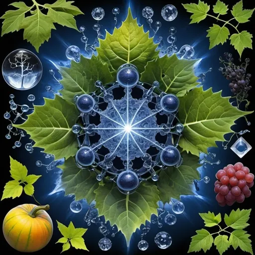 Prompt: Phi
Chiaroscuro 
Mercury
Minerals
Ice crystals
lightning
Liquid rainbow
Frost
Romanesco 
Tentacles
Vines
Tendrils
Pearlescent Grapes
Plasma
Prussian blue
Ochre
Electrical Storm
High gloss blood spatter
Translucent melons, squash or berries
Shrubbery
Morning dew drops
Sacred geometry 
Mandlebrot sets
Ivy
Electrochemical violent reactions