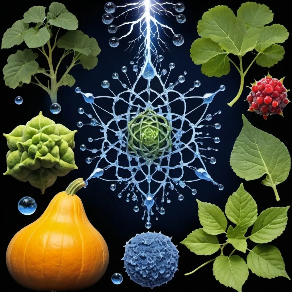 Prompt: Phi
Chiaroscuro 
Mercury
Minerals
crystals
lightning
Liquid rainbow
Frost
Romanesco 
Vines
Tendrils
Squash
Prussian blue
Leafy greens
Electrical Storm
Sugar or honey 
High gloss blood spatter
Translucent melons or berries
Deep ochre 
Shrubbery
Morning dew drops
Sacred geometry 
Mandlebrot sets
Ivy
Electrochemical violent reactions