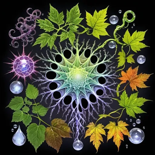 Prompt: Phi
Chiaroscuro 
Mercury
Minerals
Ice crystals
lightning
Liquid rainbow
Frost
Romanesco 
Black light fluorescent Tentacles
Vines Tendrils
Pearlescent Grapes
Prussian
Ochre
Electrical Storm
High gloss
Translucent plant cells
Morning dew drops
Sacred geometry 
Mandlebrot sets
Ivy
Electrochemical violent reactions