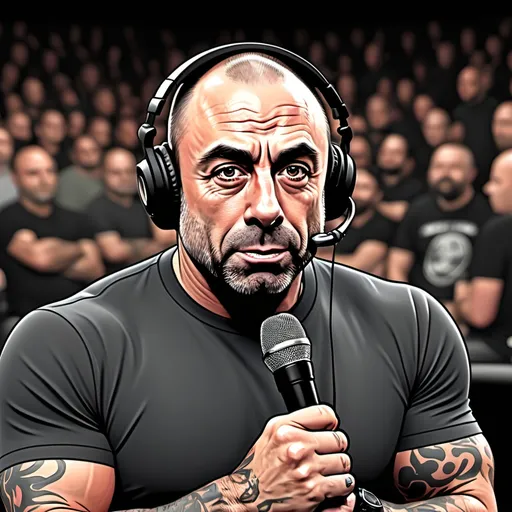 Prompt: Joe Rogan cartoon in 4k