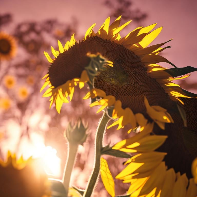 Prompt:  Sunflower elder dragon