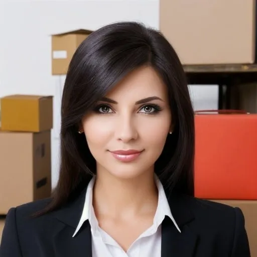 Prompt: headshot of beautiful women in business style perfect for a moving avatar